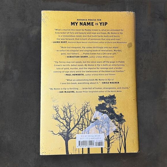 My Name Is Yip by Paddy Crewe Hardcover Dust Jacket has Sticker Residue - Picture 2 of 6